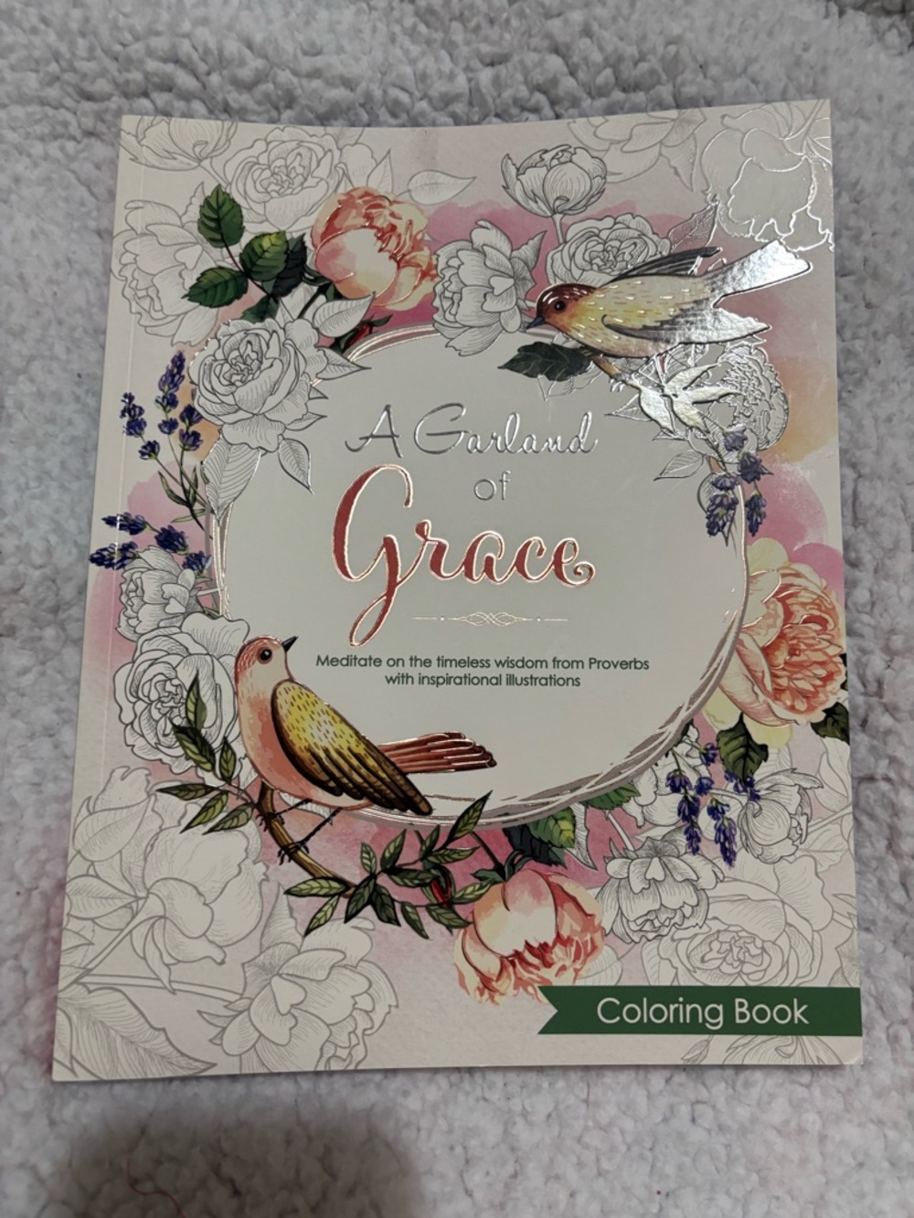 NWT A Garland of Grace Coloring Book